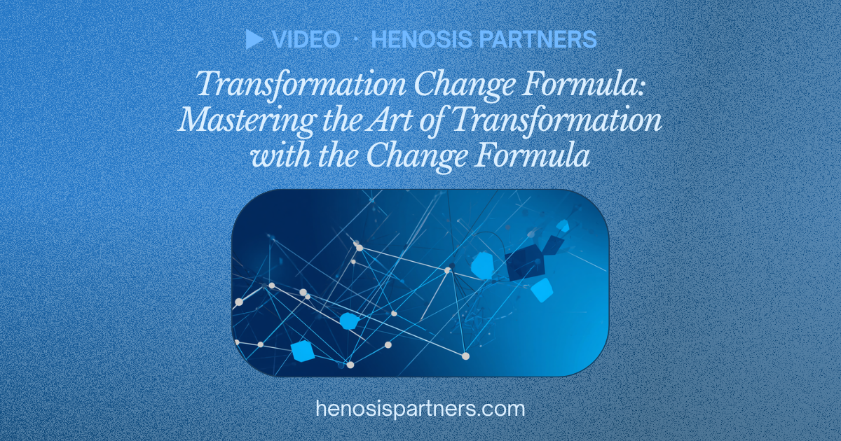Blog cover titled Transformation Change Formula: Mastering Transformation.