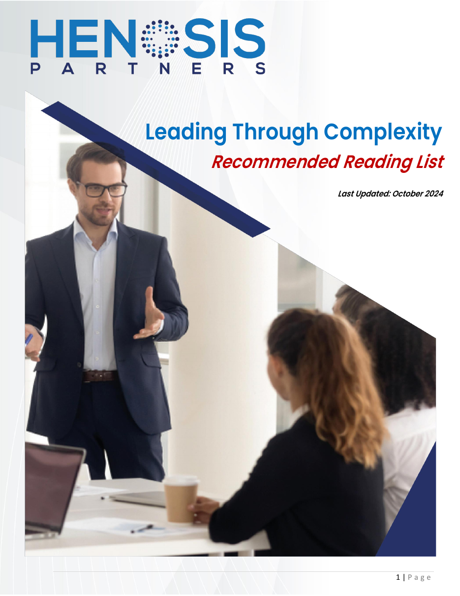 Cover of Leading Through Complexity: Recommended Reading List