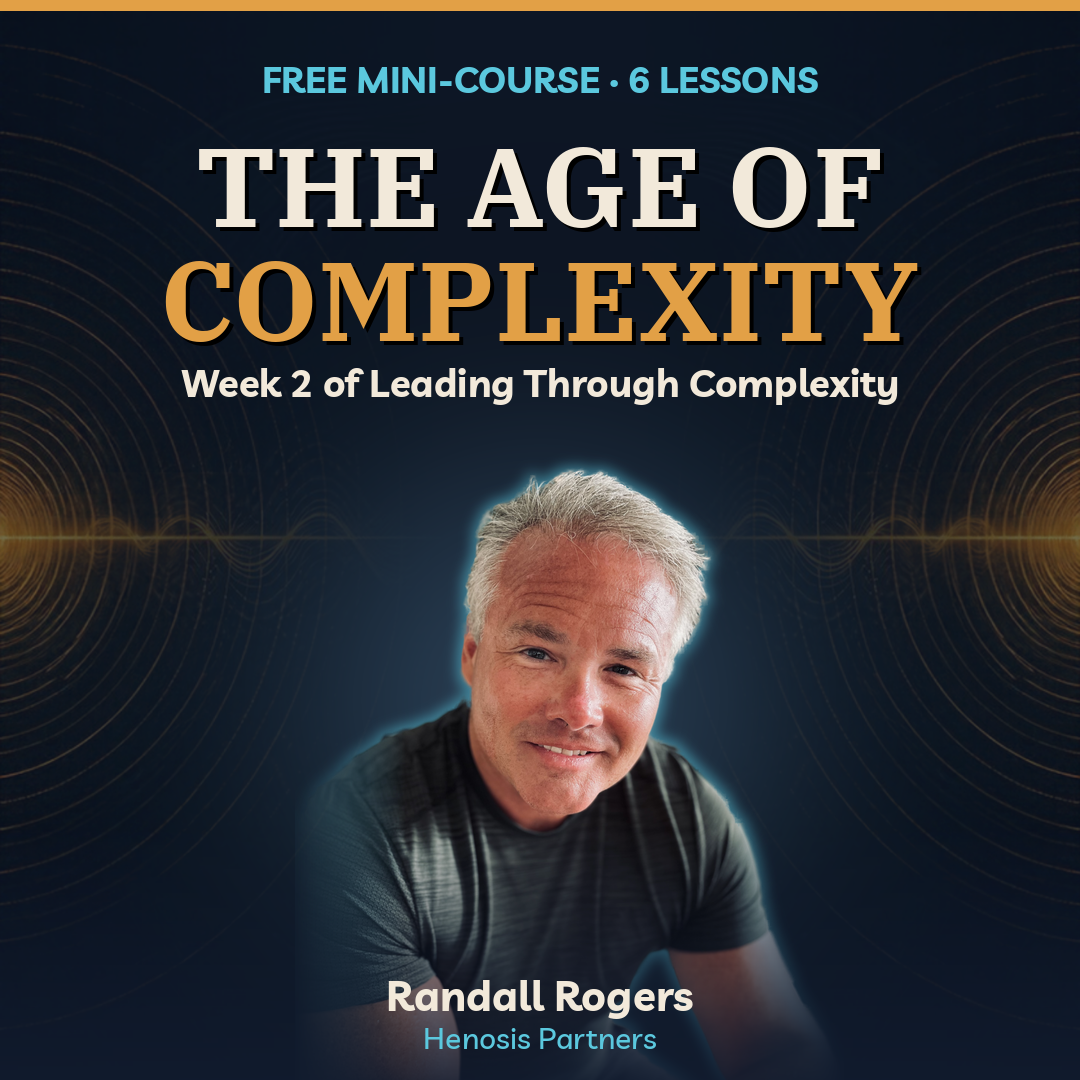 The Age of Complexity free mini course cover, 6 lessons from Leading Through Complexity